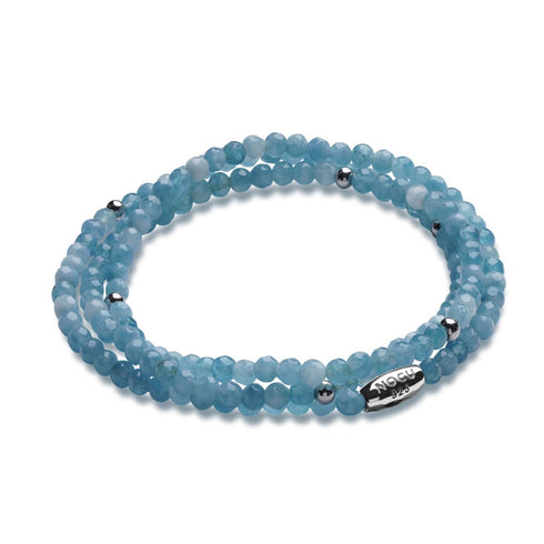 Aqua Jade | 925er Sterlingsilber | Edelstein-Wrap